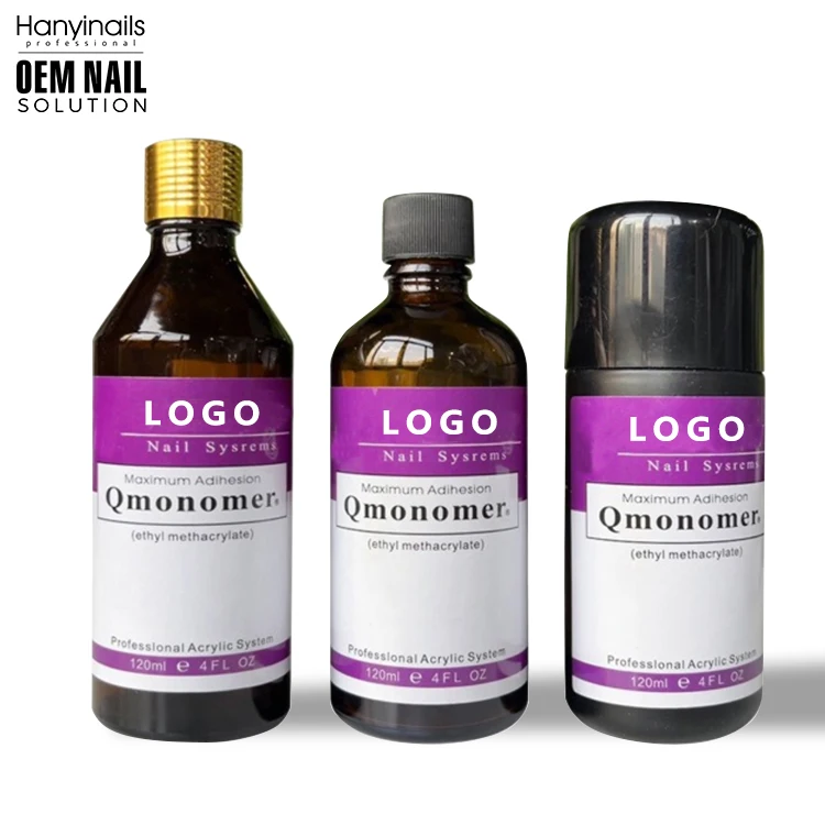 Private Label 125ml 250ml Professional EMA Monomer Acrylic Nail Liquid For Acrylic Powder System