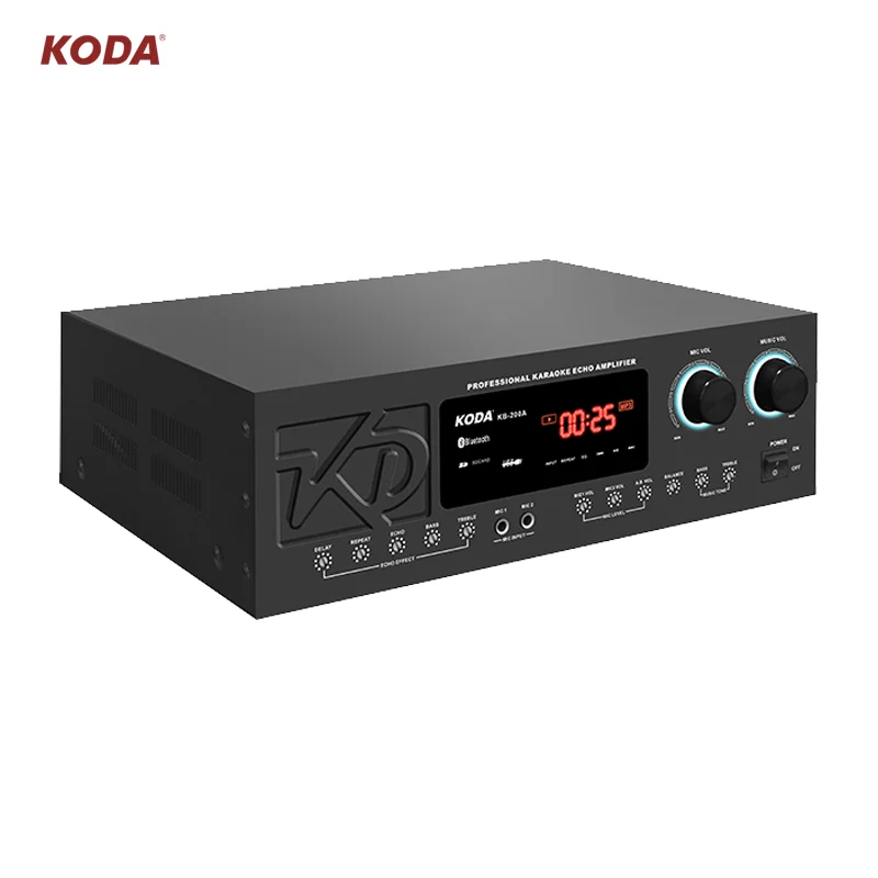 Koda горячая Распродажа караоке профессиональный усилитель мощности высокой звуковой