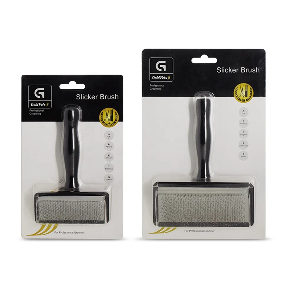 Jw Pet Gripsoft 2 Sided Cleaning Slicker Comb Brush Les Pooch Soft Pin For Dogs Poodles Small