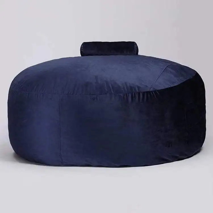 7Ft Big No Fillers Indoor Faux Fur Large Lazy Sofa Lounger Bean Bags Bed Couch Cover Giant Bean Bag Sofa Chair for Adult Kids