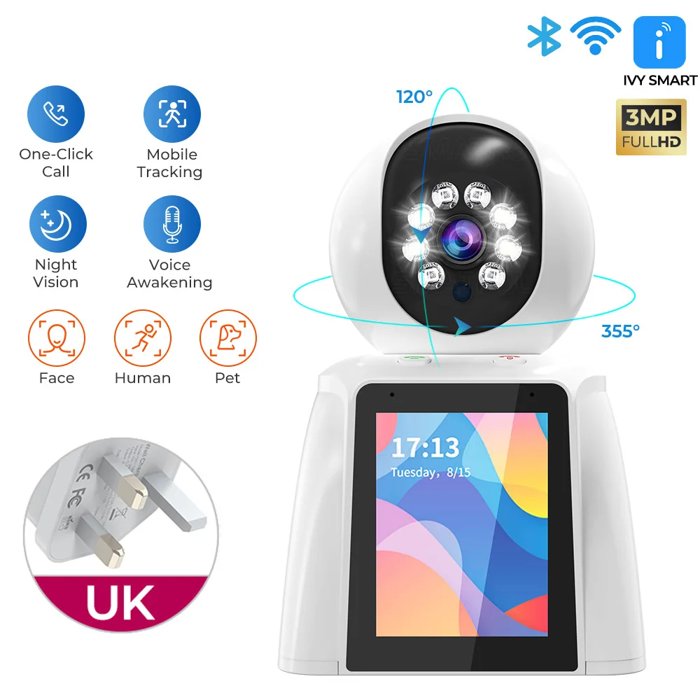 Look at APP ai two-way visual surveillance camera home mobile phone remote HD video intercom camera head display