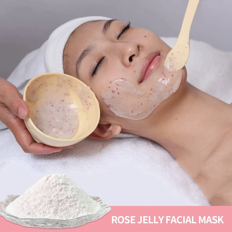 wholesale Organic Natural Plant Extracts Remove Acne Moisturizing Alginate Mask Powder Tea Tree Mentha Peel Off Jelly Mask