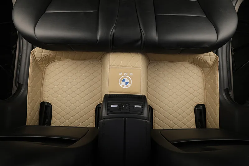 
China manufacture Car decoration Accessories interior leather diamond car floor mats 
