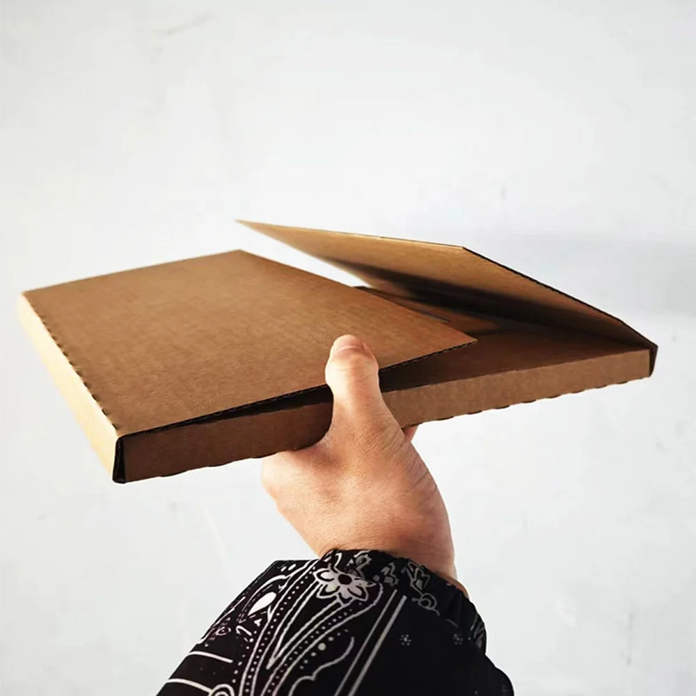 Box printing customized 12inch music dj album mailing book vinyl video record corrugated paper shipping box