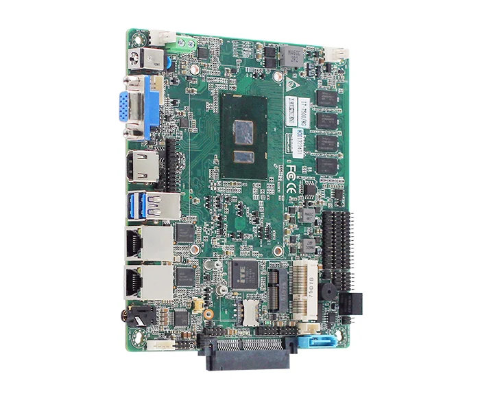 Piesia Mini x86 embedded I5 7200U friendly power consumption CPU PCIE 3.0 x4 6 COM Serial Ports motherboard intel 2.5G Ethernet