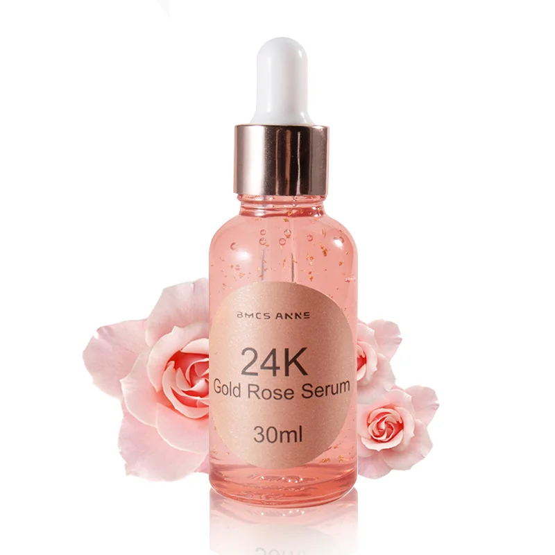 1fl oz Wholesale Cosmetic Vitamin C Serum For Face Topical With Vitamin E 24K Rose Gold Facial Serum