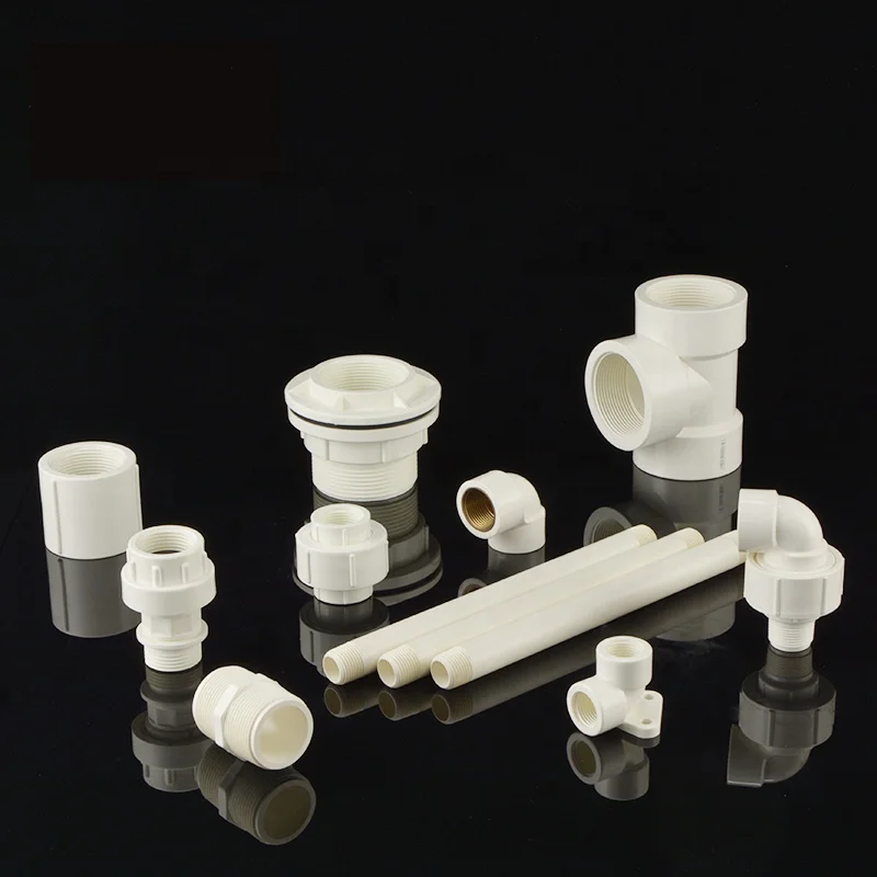 Hot Selling Factory Price UPVC Plastic BSPT Reducing Elbow Size 3/4 Inch PVC Pipe Fitting List