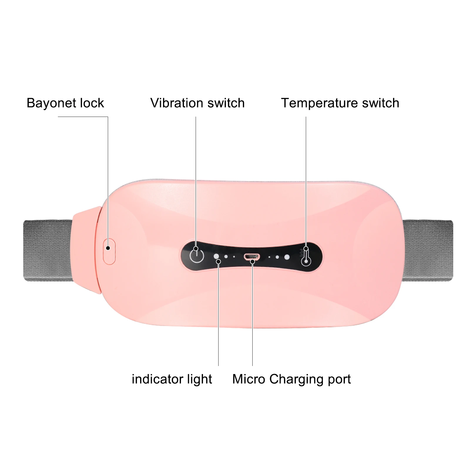 2023 Menstrual Heating Pad Pain Relief Smart Electric Warm The Palace Massage Menstrual Heating Pad Menstrual Heating Pad Belt