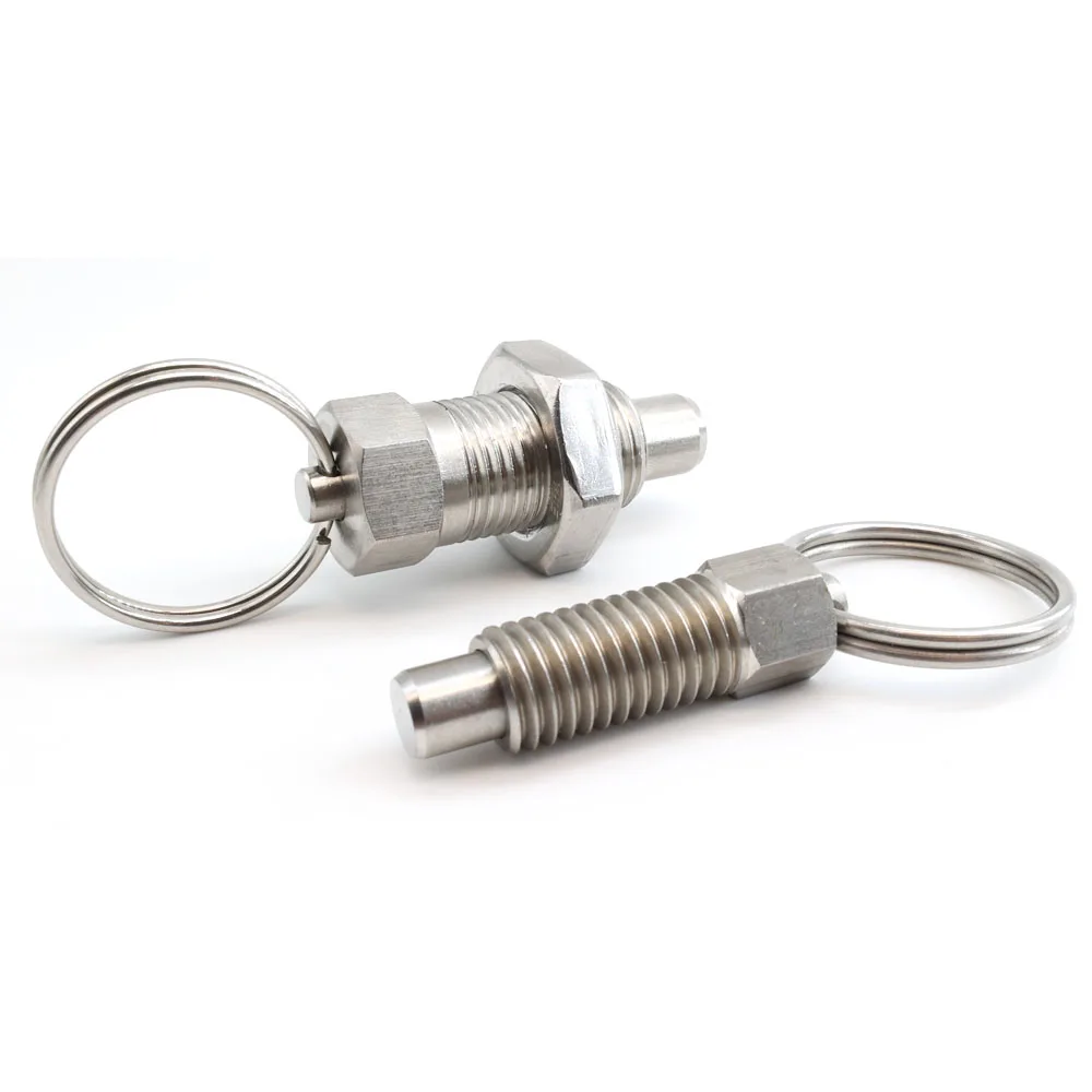Customiztion Stainless Steel SS304 M10-1.5 Pull Ring Type Indexing Plunger