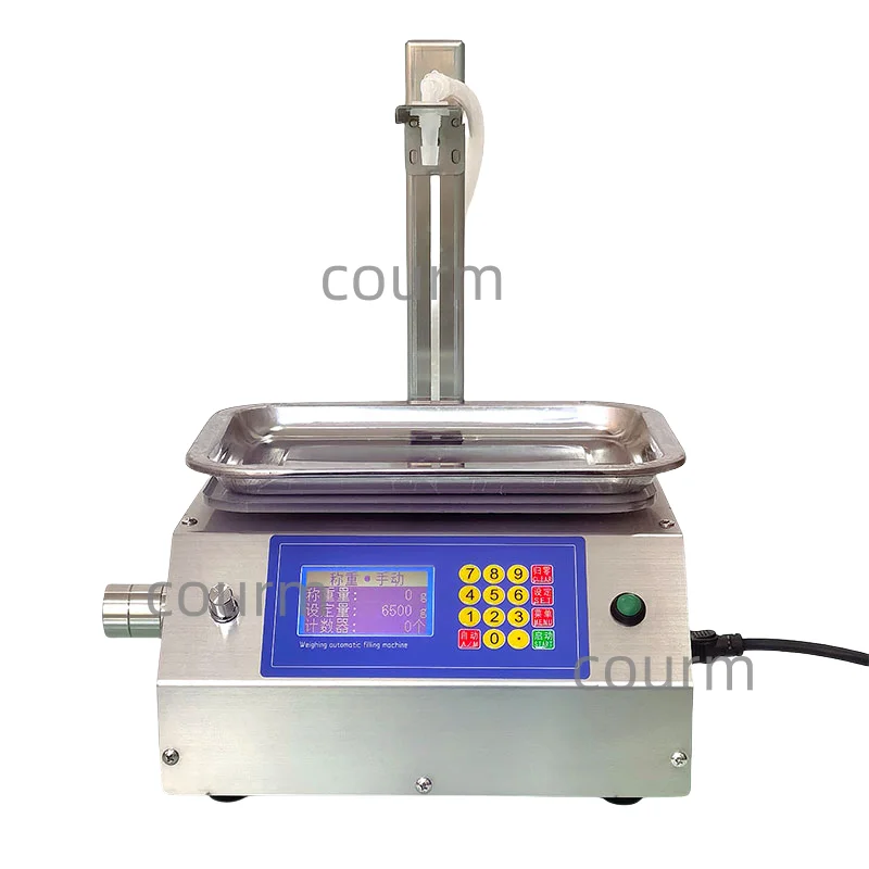COURM-6500 Automatic Liquid Machine Magnetic Pump Canned Food Wine Beverage Acid Alkali 1 Year Water Oil Juice Beer Plastic