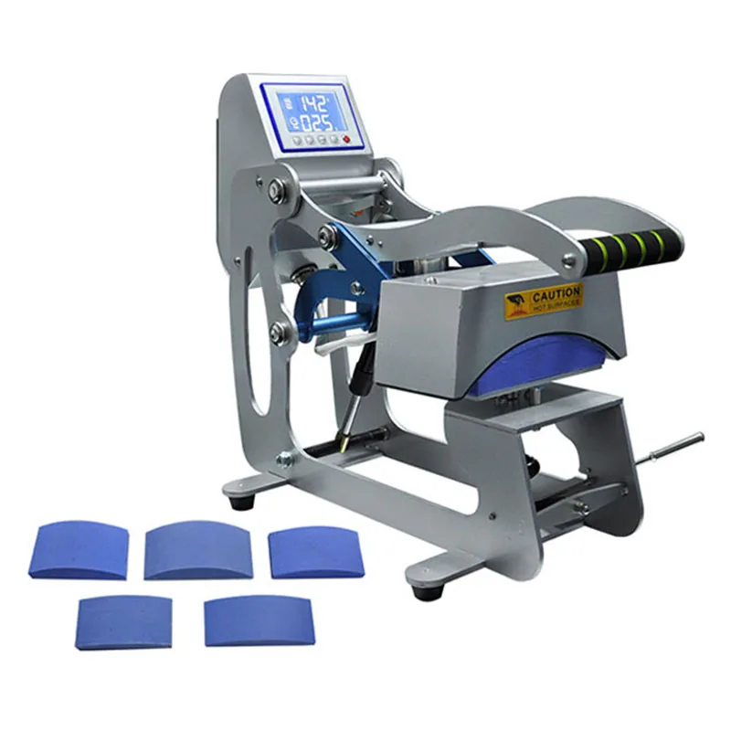 5 in 1 combo Semi - Auto Open Hat heat Press Machine 550W From China