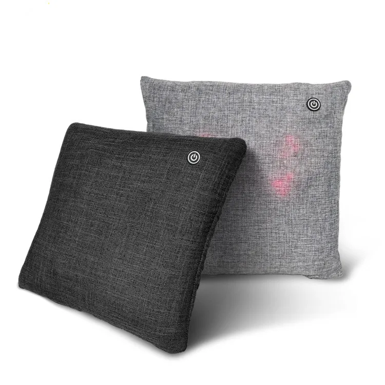 wholesale high quality shiatsu warm seat neck buttocks massage cushion