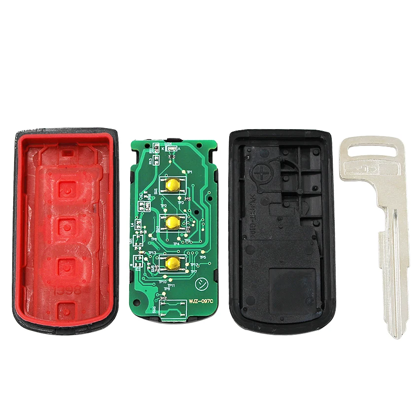 2 Button Remote Key FSK 433Mhz ID46 PCF7952 Chip for Mitsubishi ASX Outlander With Emergency Insert Key Blade G8D-644M-KEY-E