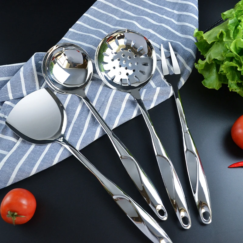 Food grade kitchenware cooking cookware set stainless steel kitchen utensils stainless steel cooking utensil set