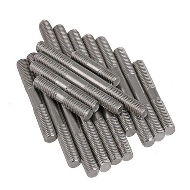 High Quality Wholesale Carbon Steel Double End Stud Bolts M8 M10 M12 M14 Metric Stainless Steel Threaded Rod