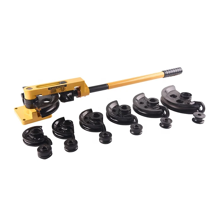SWG-25Multifunction портативный Кленовый лист железа сталь медь rmanual трубогиб с ПЛК для гибки труб машина