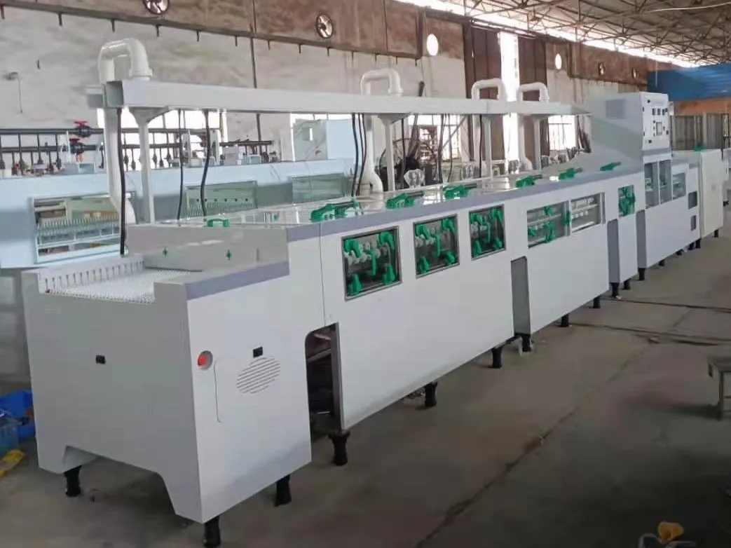 JS Automatic Metal Stainless Steel Utensil Etching Threading Production Line Steel For Cookware Tea Sifter