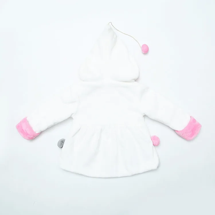 
Girl baby coat girls Korean style outerwear infant spring hooded coat 
