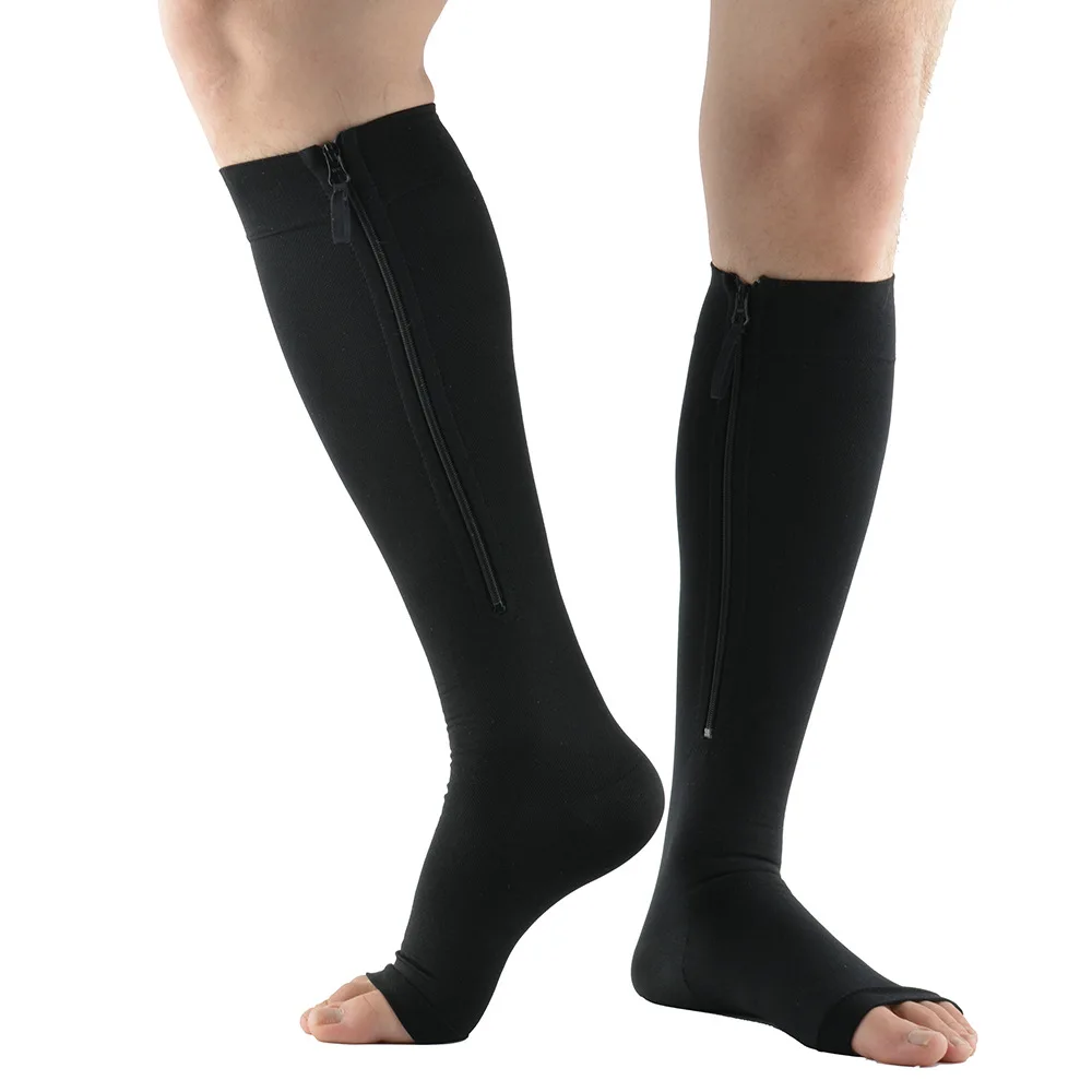 New 20-30mmHg Stockings for Varicose Zipper Medical