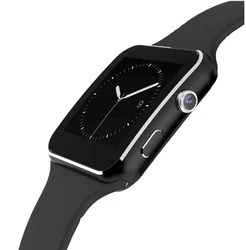 smart sport watch X6 Sport Passometer Smartwatch with Camera smart watch support sim card Whatsapp Facebook mens smart watch