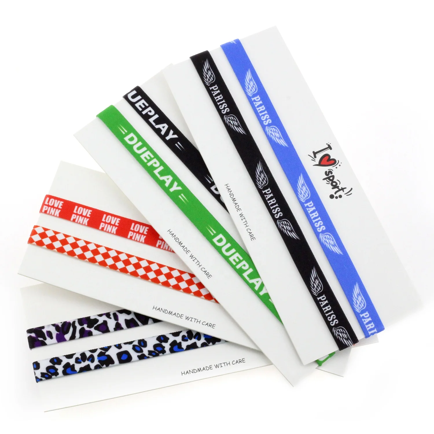 
Wholesale Custom Thin Head Band No Slip Elastic Athletic Sports Hair Bands for Men Women Boys & Girls 