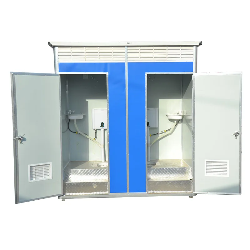
Mobile prefabricated portable composting toilets chemical wc cabin movable toilets for construction sale 