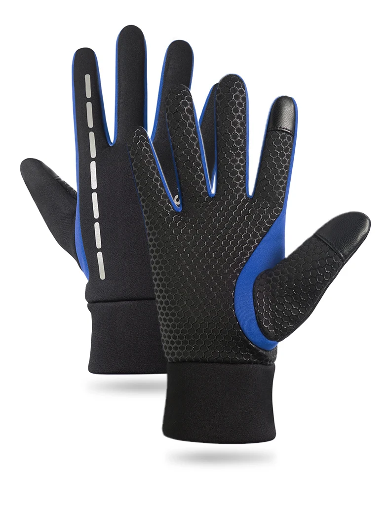 Winter Waterproof windproof fleece Anti-slip Outdoor Sports Warm Thermal Ski Snow Gloves Mittens Cycling Gloves