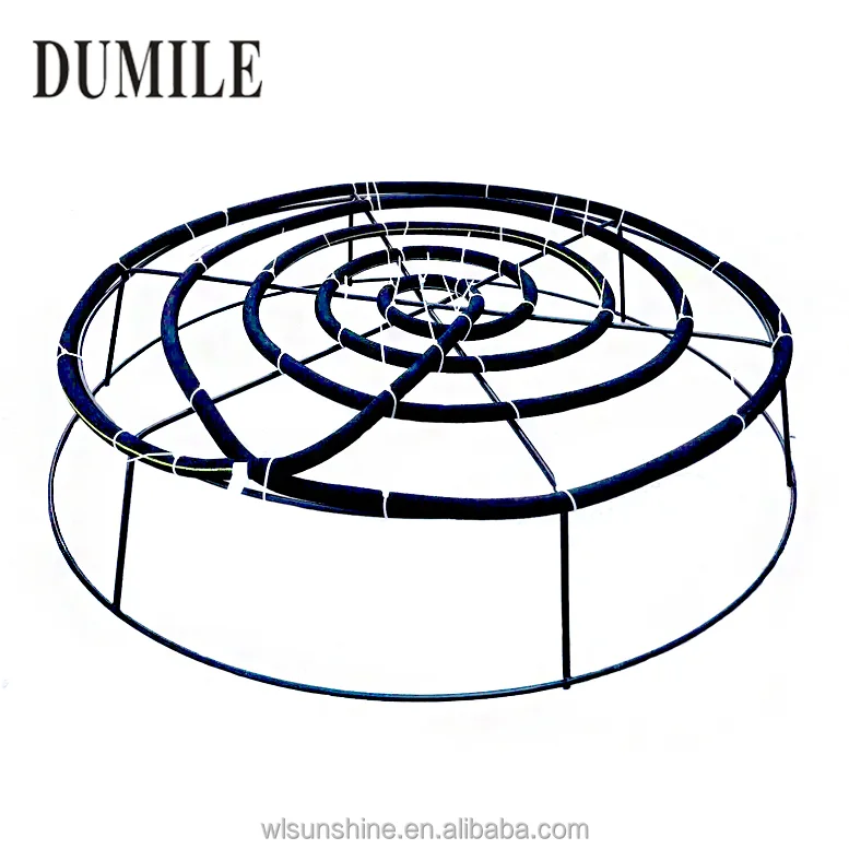 Microbubbles Nano Rubber Bubble Diffuser Aeration Oxygen Tubing Porous Sinking Aerator Air Hose For Fish Prawn Farm Pond