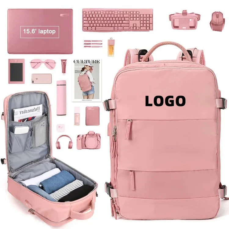 Hot Sell Large Travel Carry on Backpack Hiking Other Backpack Waterproof Outdoor Sporting Rucksack with USB