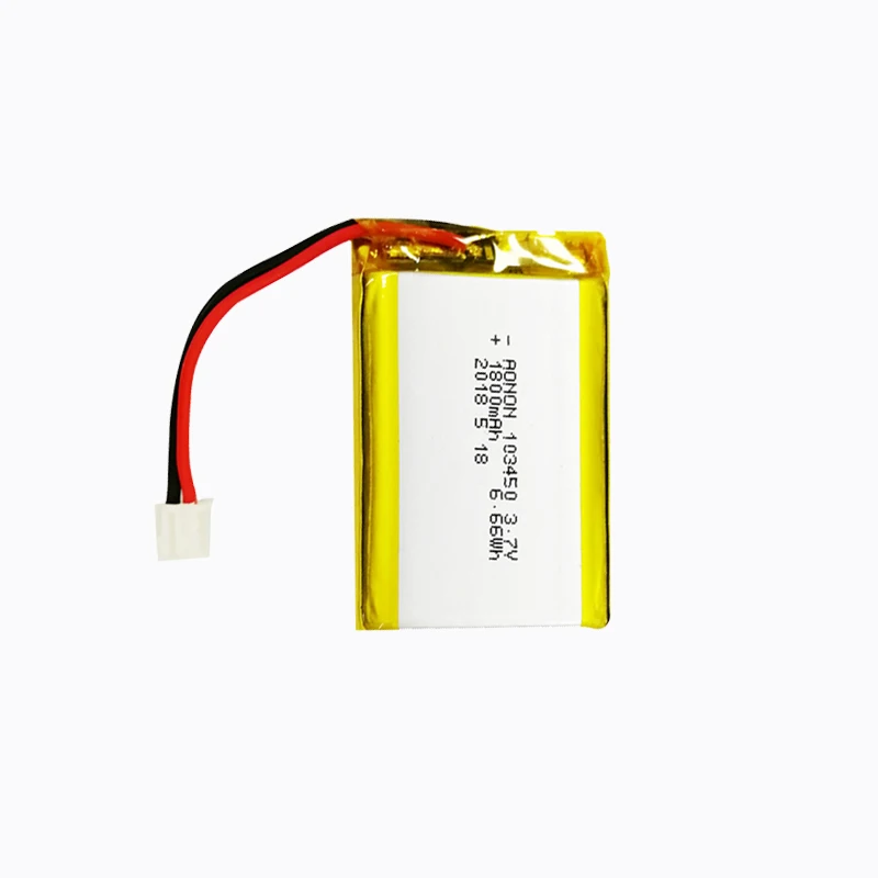 103450 1800mah lipo battery IEC62133 CB Certified 3.7v Lithium Ion Polymer Recharge Battery