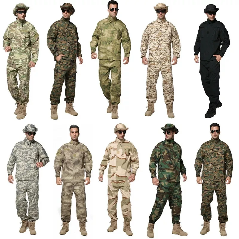 Customized  Multicam Camouflage Fabric Tactical US Clothing Green Camo Uniform