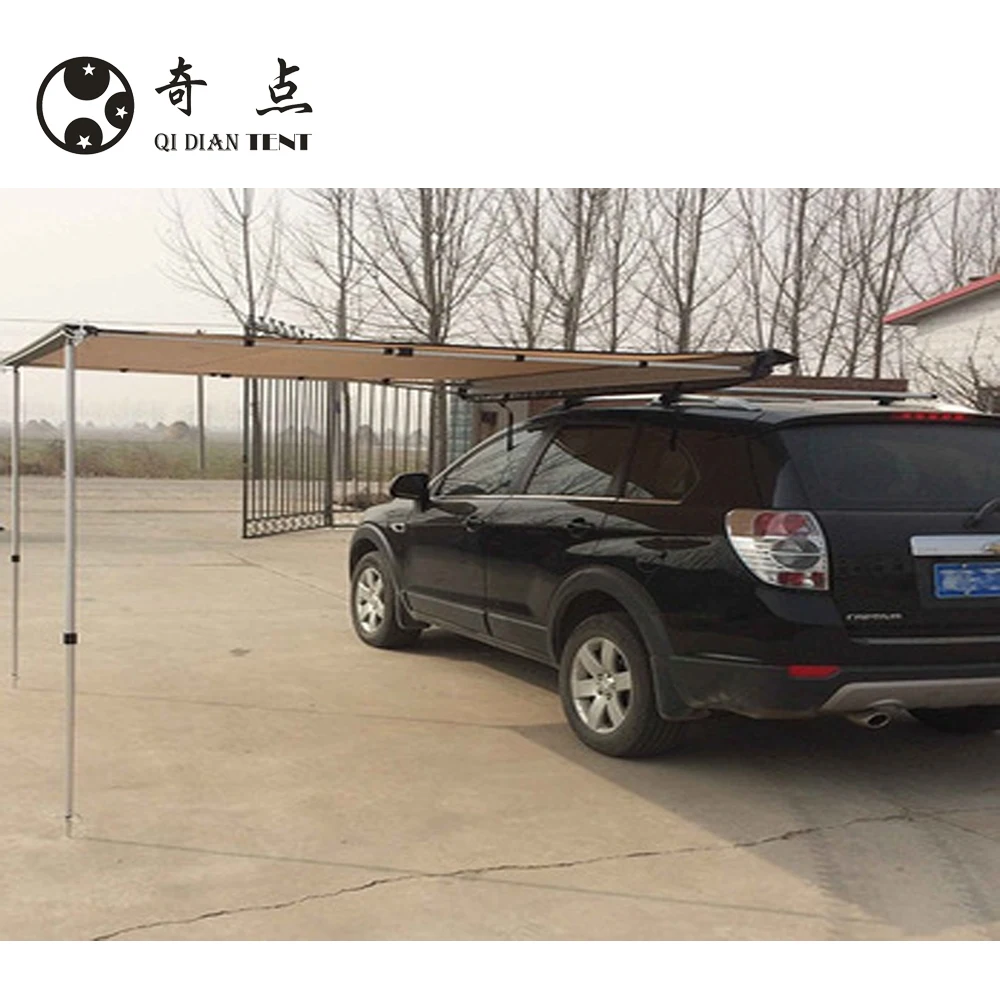 Hot Sale 4x4 SUV Car Roof Rack Awning Waterproof Fabric Sun Shade Awning for Car