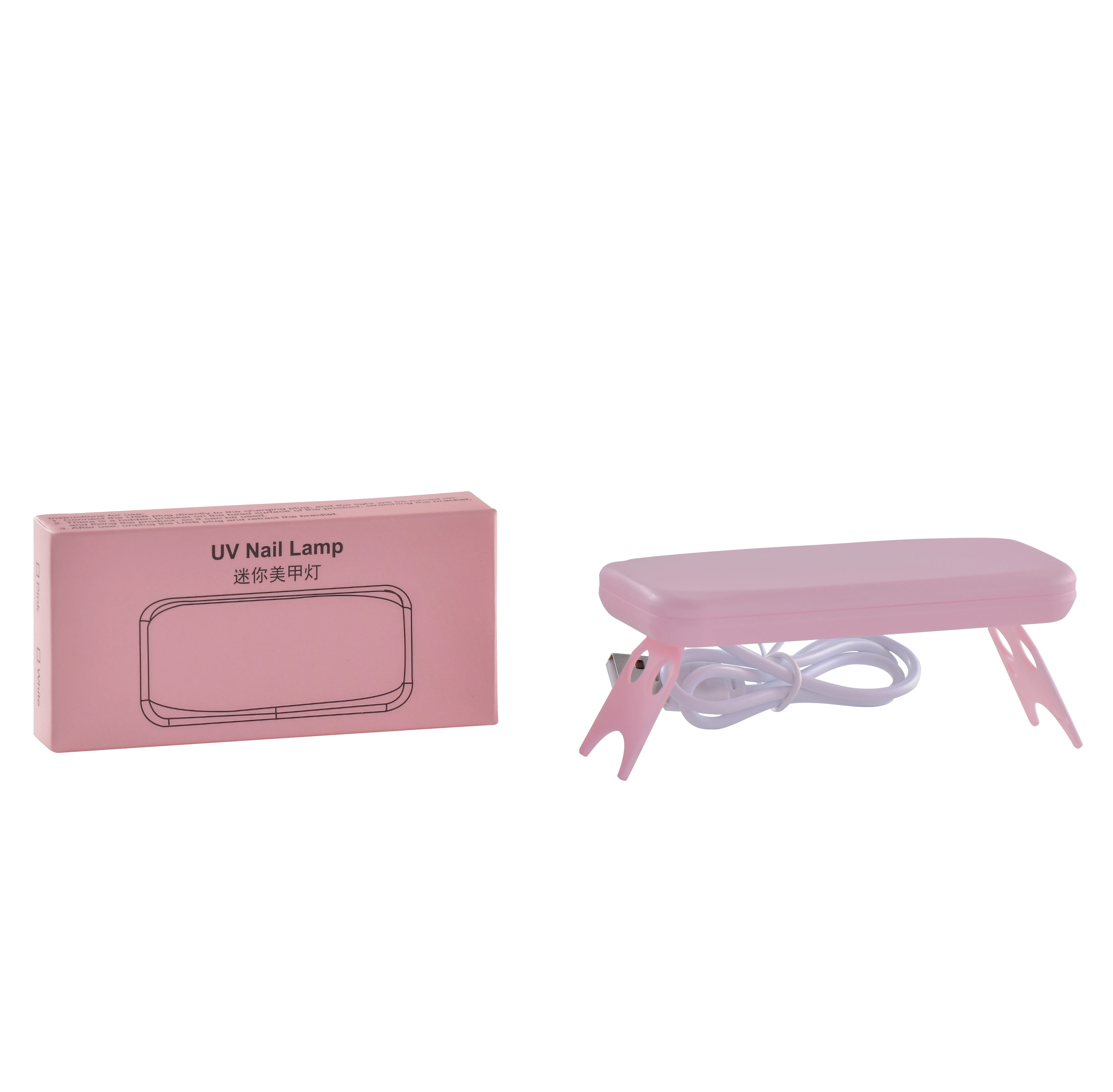 Wholesale Portable Gel Polish Mini LED Lamp Nails Light Therapy Dryer 12W  Mini UV LED Nail Lamp With USB Plug For Home DIY