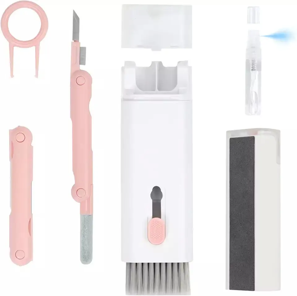 Hot Selling Cheap Multifunction 7 in 1 Screen Cleaning Earphone Cleaning Pen Keyboard Cleaning Kit