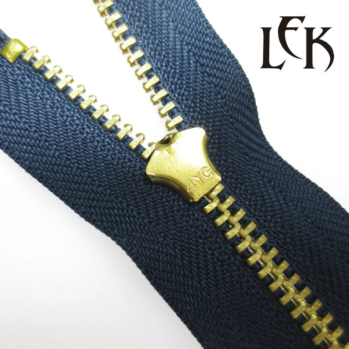 New Arrival Jeans Zip Auto Lock 4YG Slider Close-end Custom Design Logo Size Color Metal Jeans Zipper Cierre Para Jeans De 12 Cm