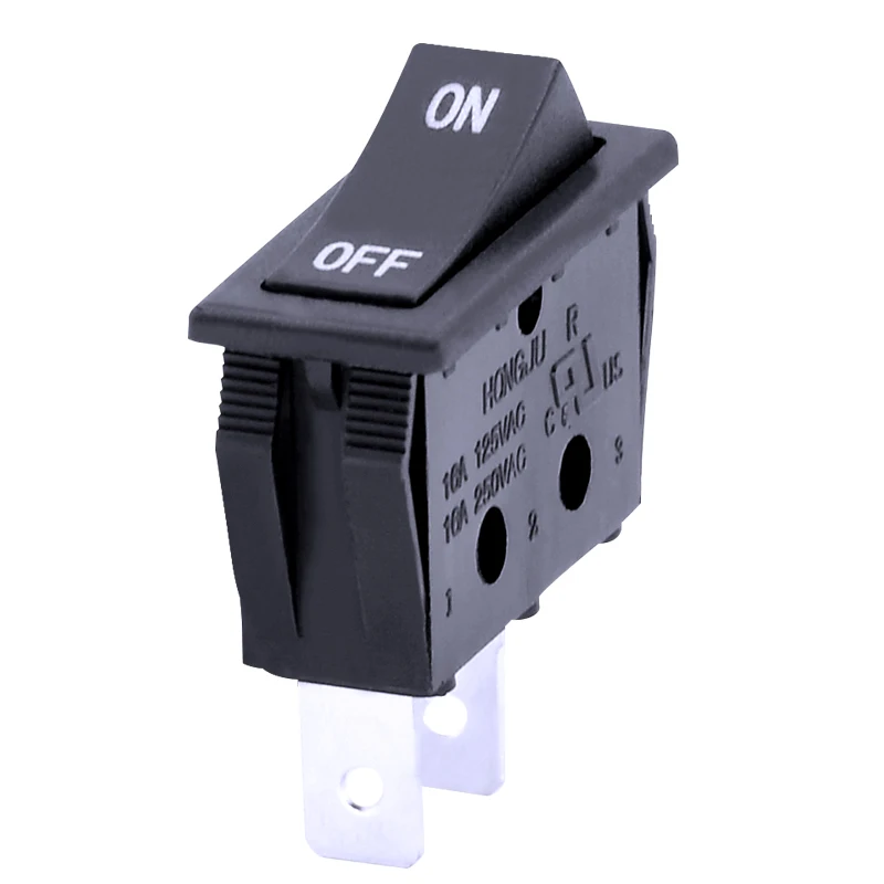 Hongju R-1-110-CXN-BB кулисный переключатель Черный Встроенные торговый автомат кнопка