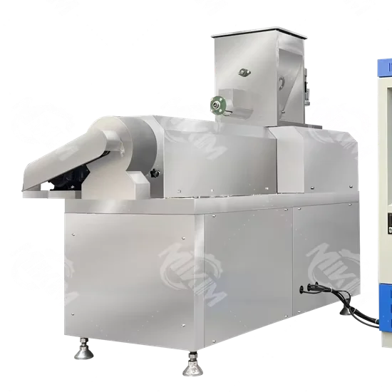 hot automatic dog and cat food manufacturing extruder pet feed kibbel wet making machine production line