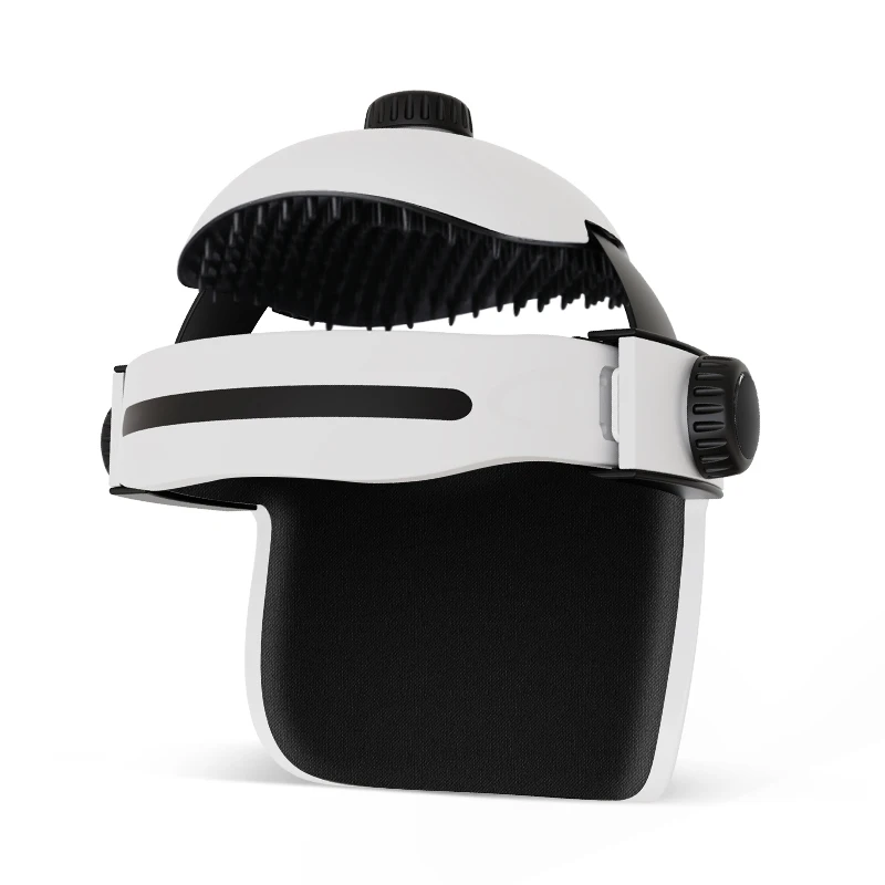 Automatic head massager helmet dual vibrating electric head massager for brain relaxation