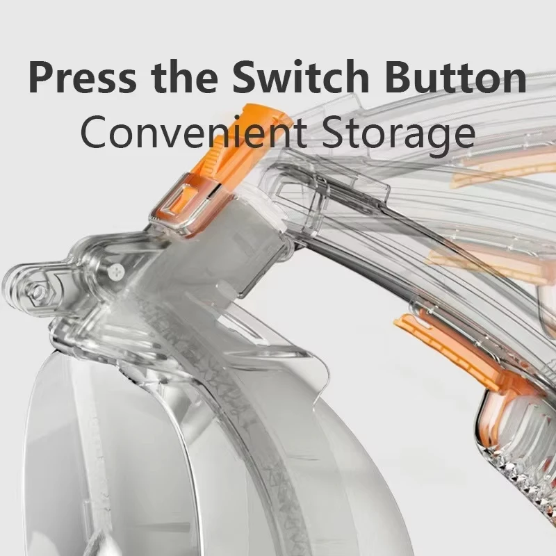 Hot-selling underwater mask snorkel full face wide field of view foldable anti-fog diving mask swimming adult youth snorkel