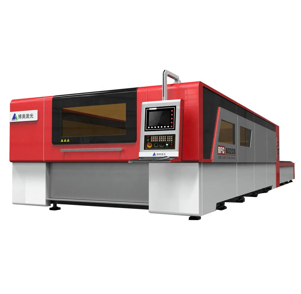 Double Exchange Worktable Laser Cutter for Sheet Metal Steel Aluminum Brass 3kw 6kw Fiber Full Enclosed Cutting
