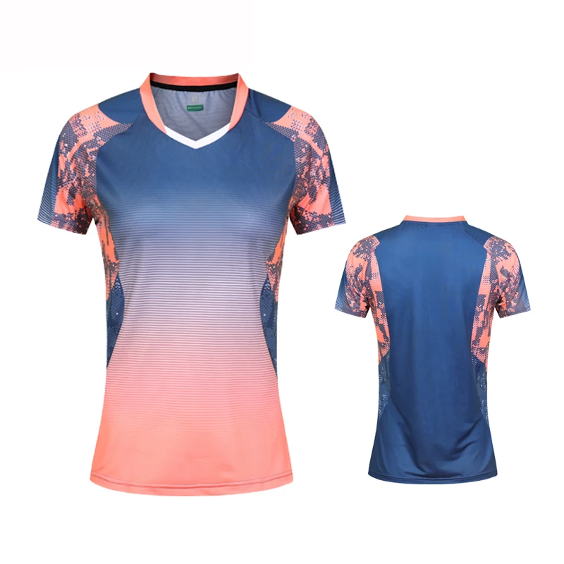 Новая спортивная одежда, популярная на рынке футболка для бадминтона и тенниса, футболки для настольного тенниса