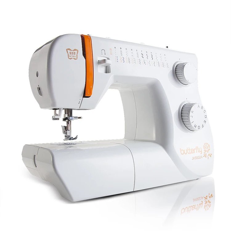 Chinese factory Butterfly JH5832A lock stitch shoe sewing and embroidery sewing machine