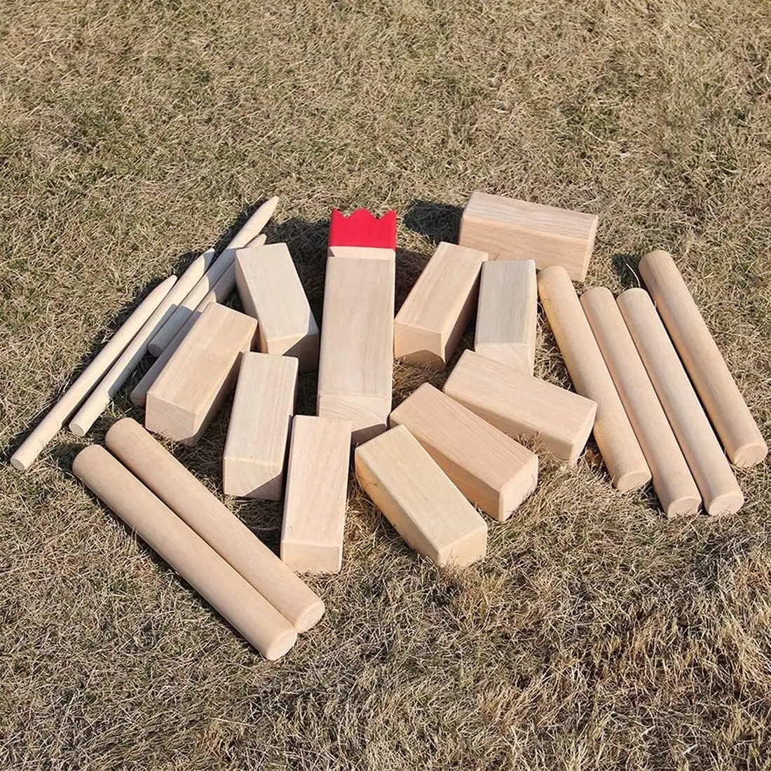 Kubb games, outdoor wooden toys, cheap best-selling sets, indoor and outdoor can be played, adults and children are suitable