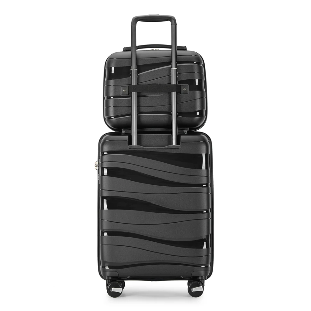 RESENA RP1908 Original Factory Own Design Valise PP Travel Trolley Luggage Bag Luggage Suitcase with Ready bag