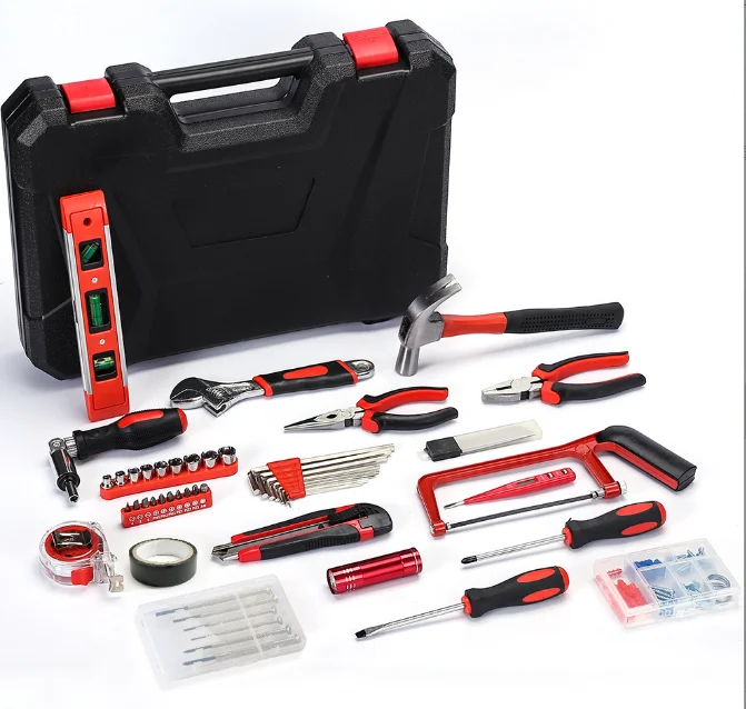 Wholesale 110-Piece Multi-Function Combination Maintenance Toolbox Set Hardware Repair Tools with Hard Case OEM Customizable Box