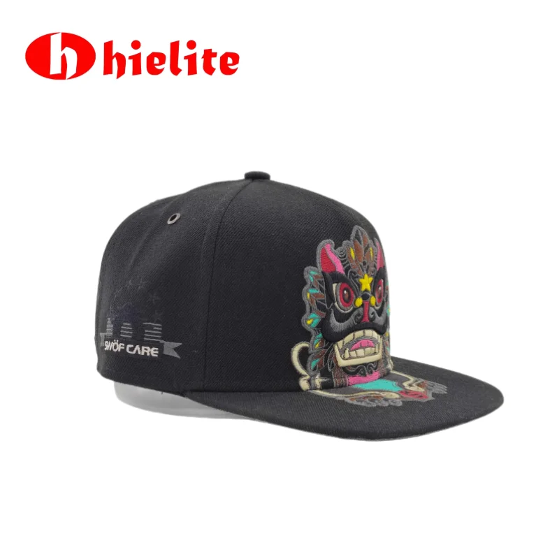 Snapback Caps Original Equipment Manufacturer Lion Head Embroidery Chinese Style Sombreros Hot Sale Customized New Style
