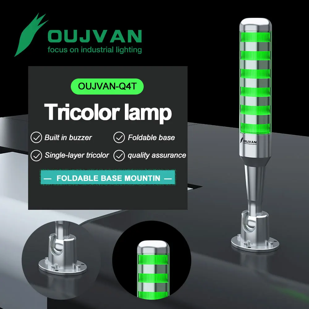 Hot Sell Safety Protection Cnc Machine Warning Light Color LED Tower Light with Buzzer