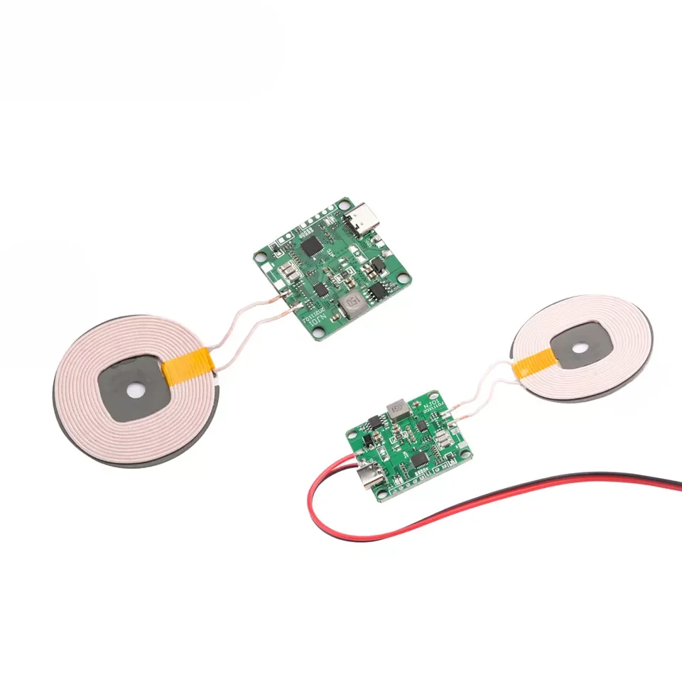 Модуль передатчика беспроводной зарядки DIYMORE высокомощный тип-C 0-8 мм 0-10 20