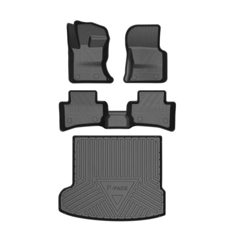 F-PACE car mat Odorless friendly all weather TPE car floor liners car carpet
