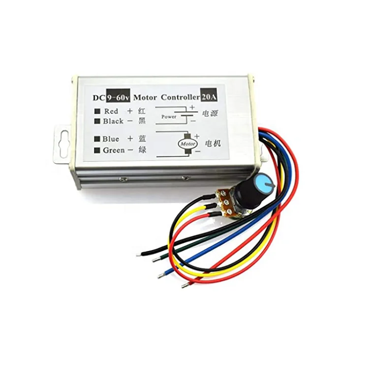 Регулятор скорости генератора ШИМ, 9-60 в, 20 А, 1200 Вт